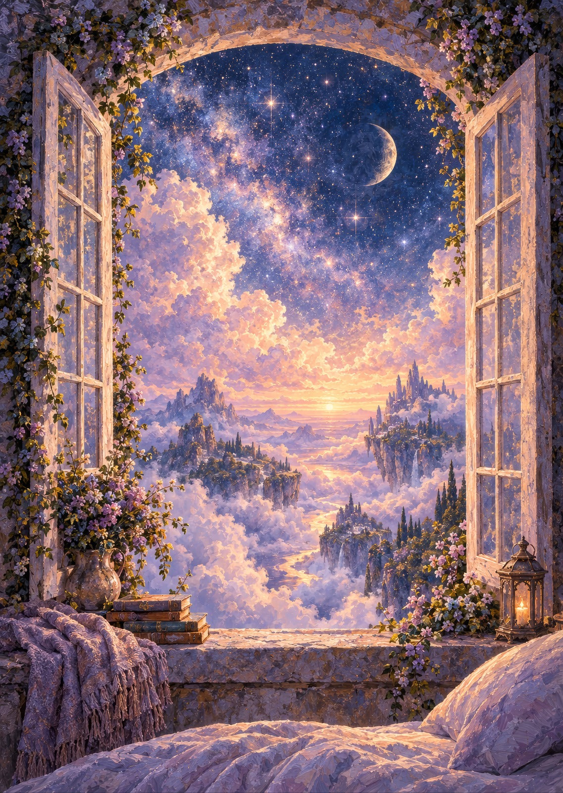 A Window to the Night Sky — artwork detail