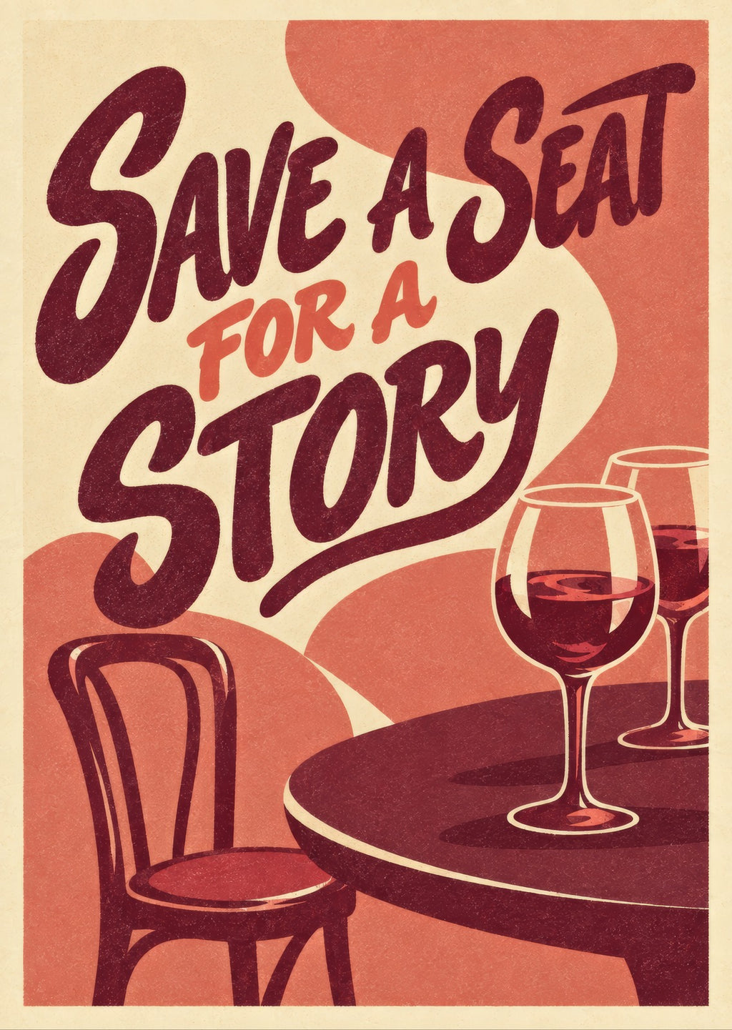 Save a Seat for a Story — artwork detail