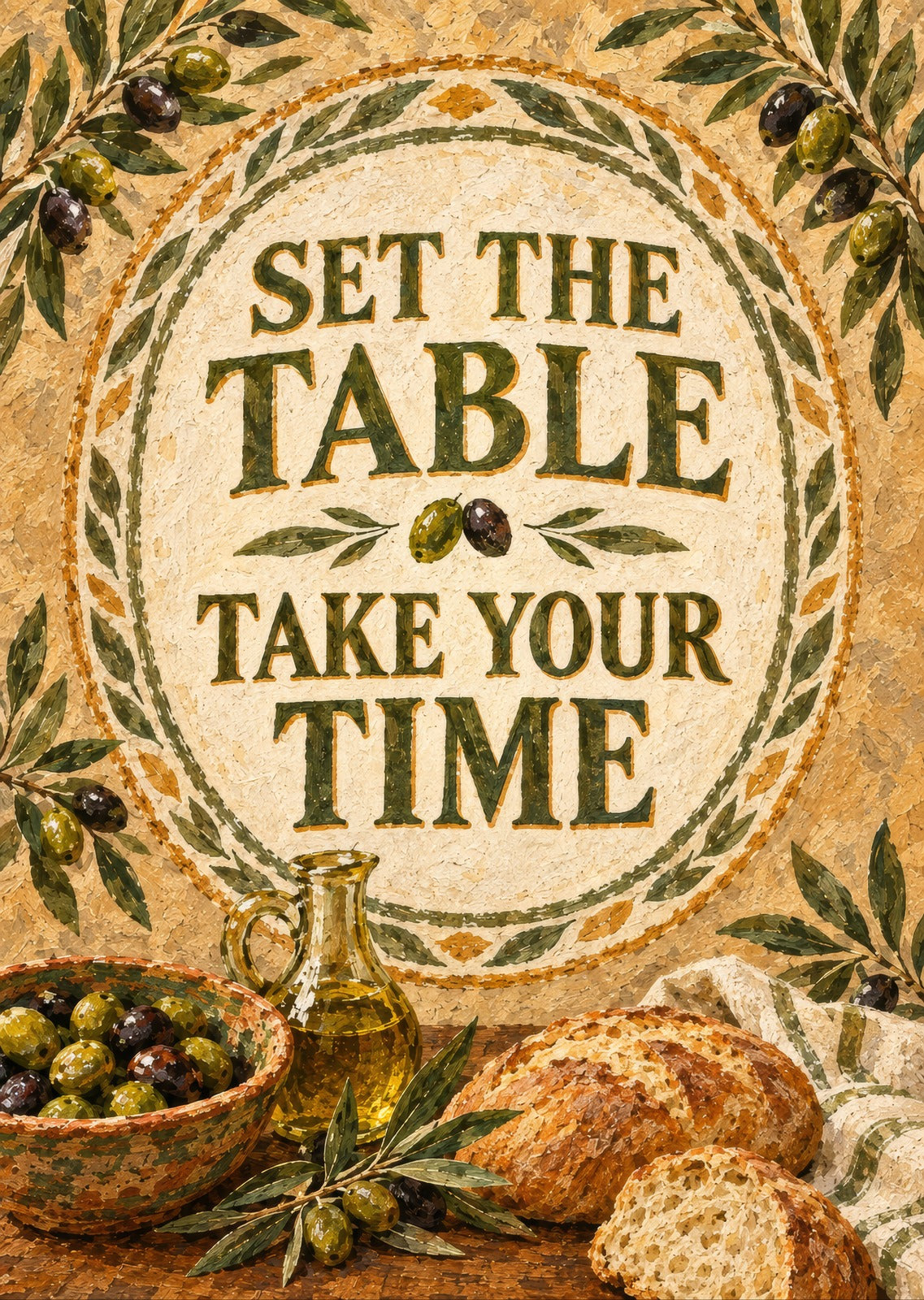 Set the Table Take Your Time — artwork detail