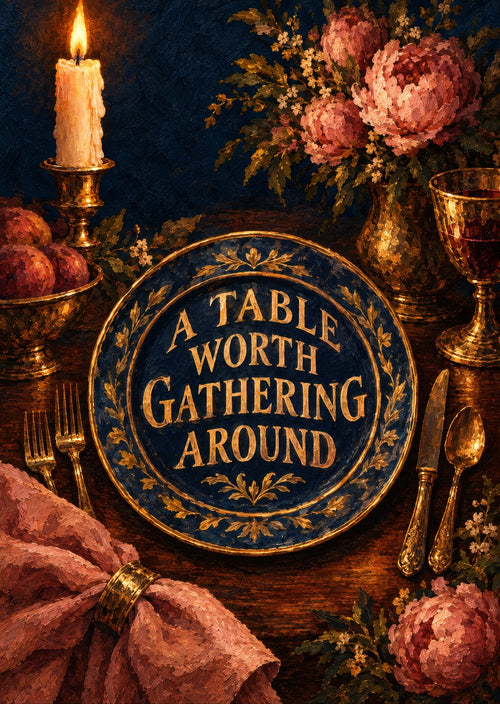 A Table Worth Gathering Around — artwork detail
