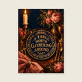 A Table Worth Gathering Around — Painterly chiaroscuro dining room art print