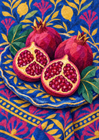 The Pomegranate Plate — artwork detail