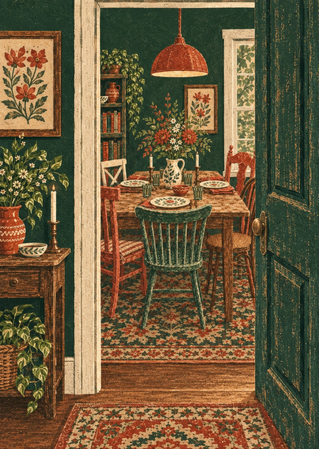 The Open Supper Door — artwork detail