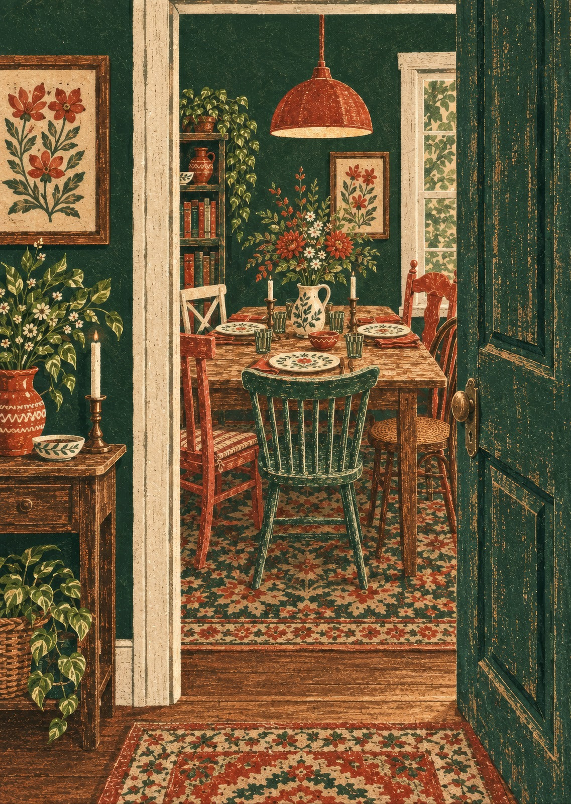 The Open Supper Door — artwork detail