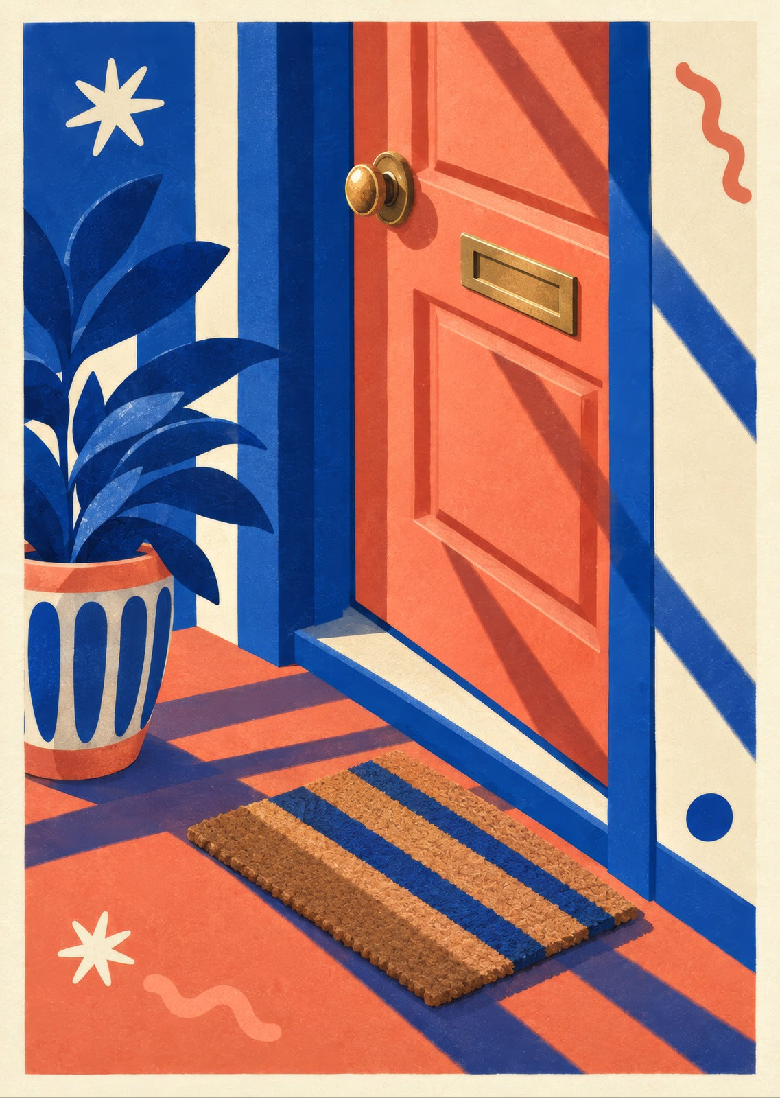 The Open Front Door — artwork detail