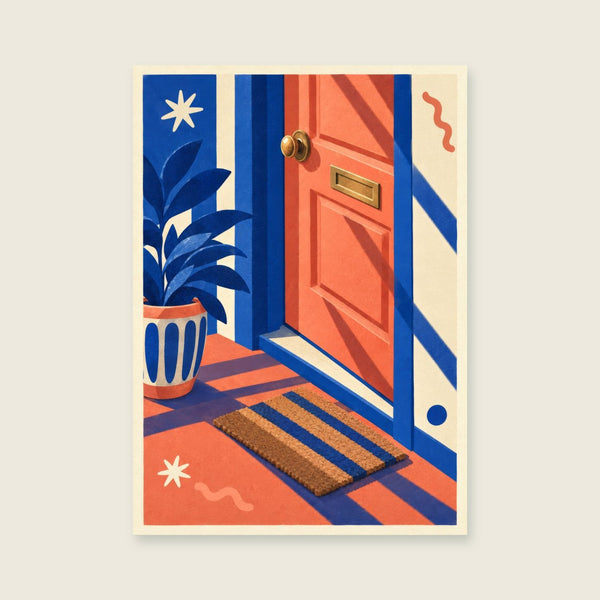 The Open Front Door Art Print