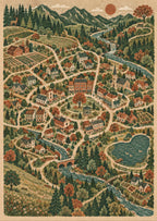 Routes Around Home — artwork detail