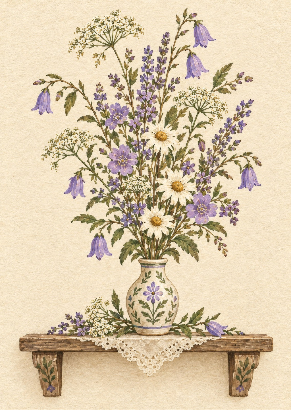 The Little Welcome Vase — artwork detail