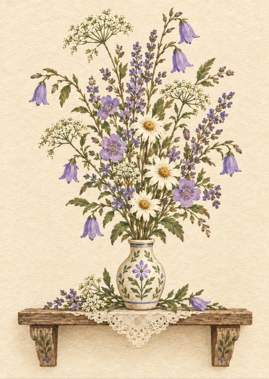 The Little Welcome Vase — artwork detail