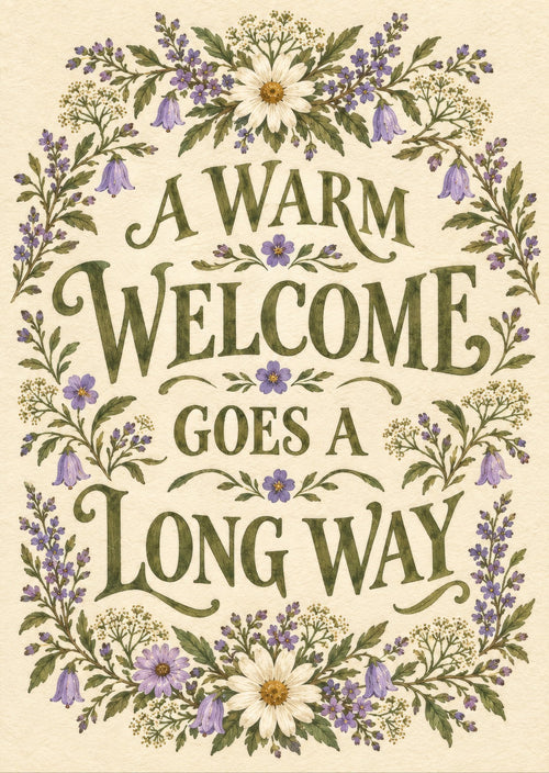 A Warm Welcome Goes a Long Way — artwork detail