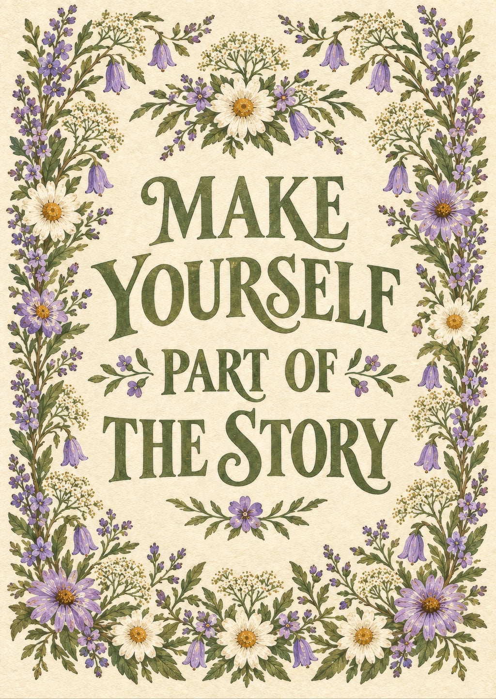 Make Yourself Part of the Story — artwork detail