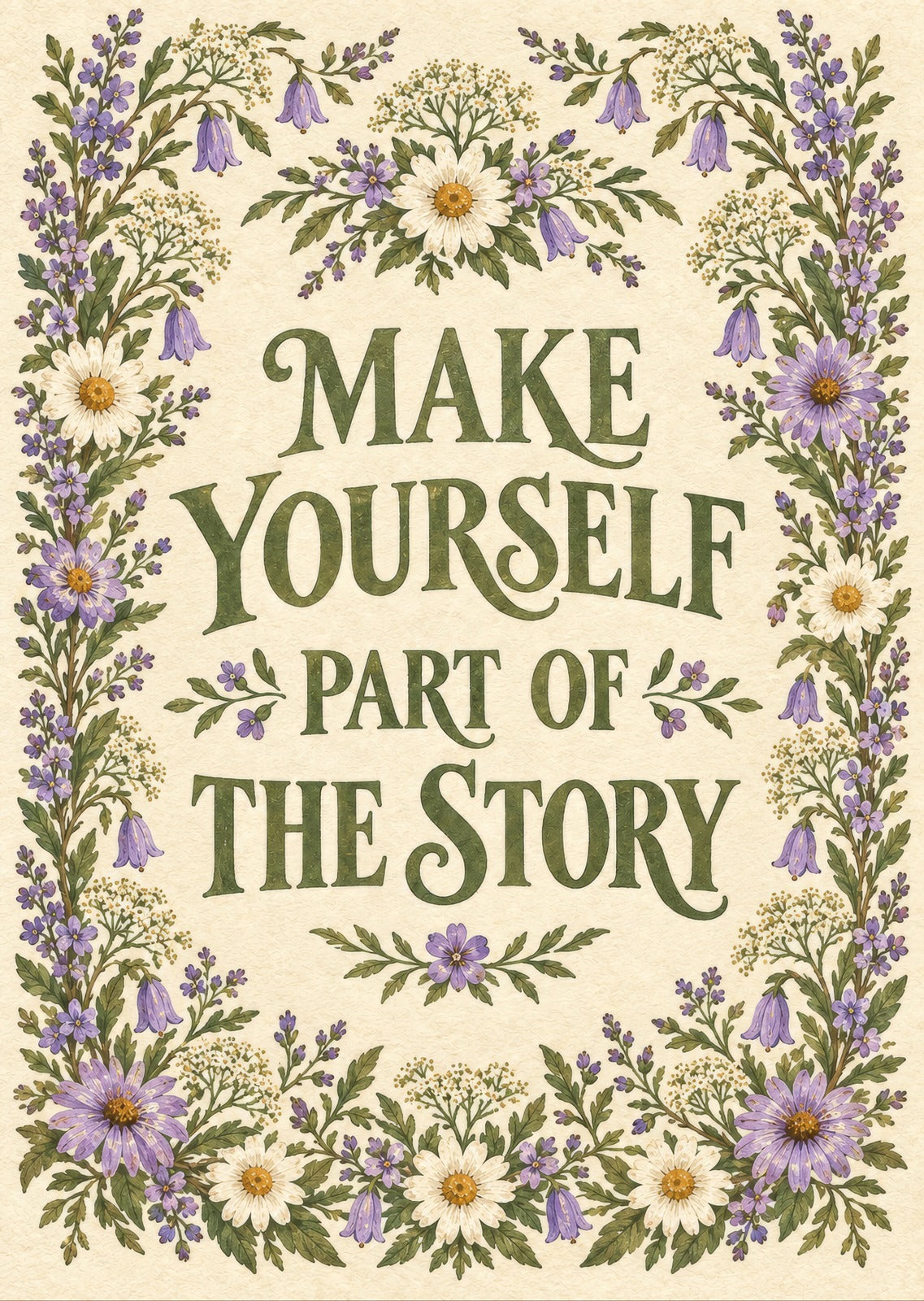 Make Yourself Part of the Story — artwork detail