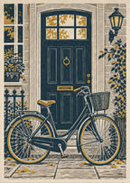 The Bicycle by the Door — artwork detail