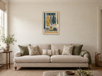 Shoes Ready for Tomorrow — A2 artwork shown in a room with a natural wood frame; select a framed finish to include a frame