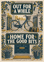 Out for a While Home for the Good Bits — artwork detail