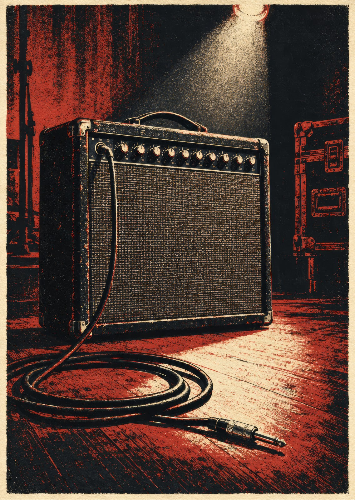 The Amplifier Glow — artwork detail