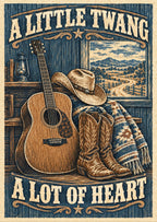 A Little Twang a Lot of Heart — artwork detail