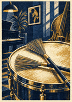 Brushes on the Snare — artwork detail