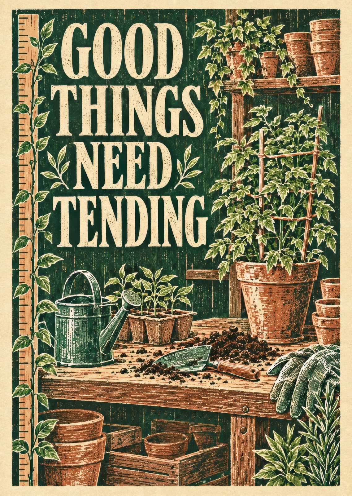 Good Things Need Tending — artwork detail