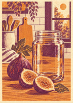 Fig halves — artwork detail