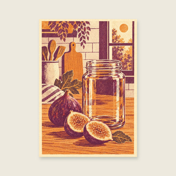 Fig halves Art Print