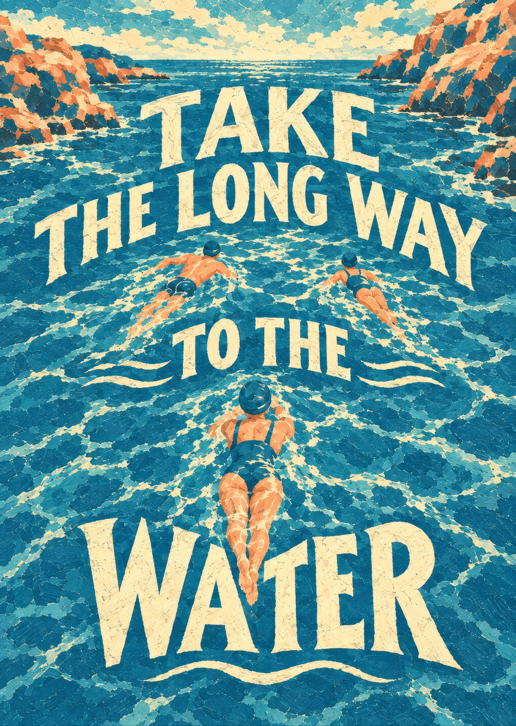 Take The Long Way To The Water — artwork detail