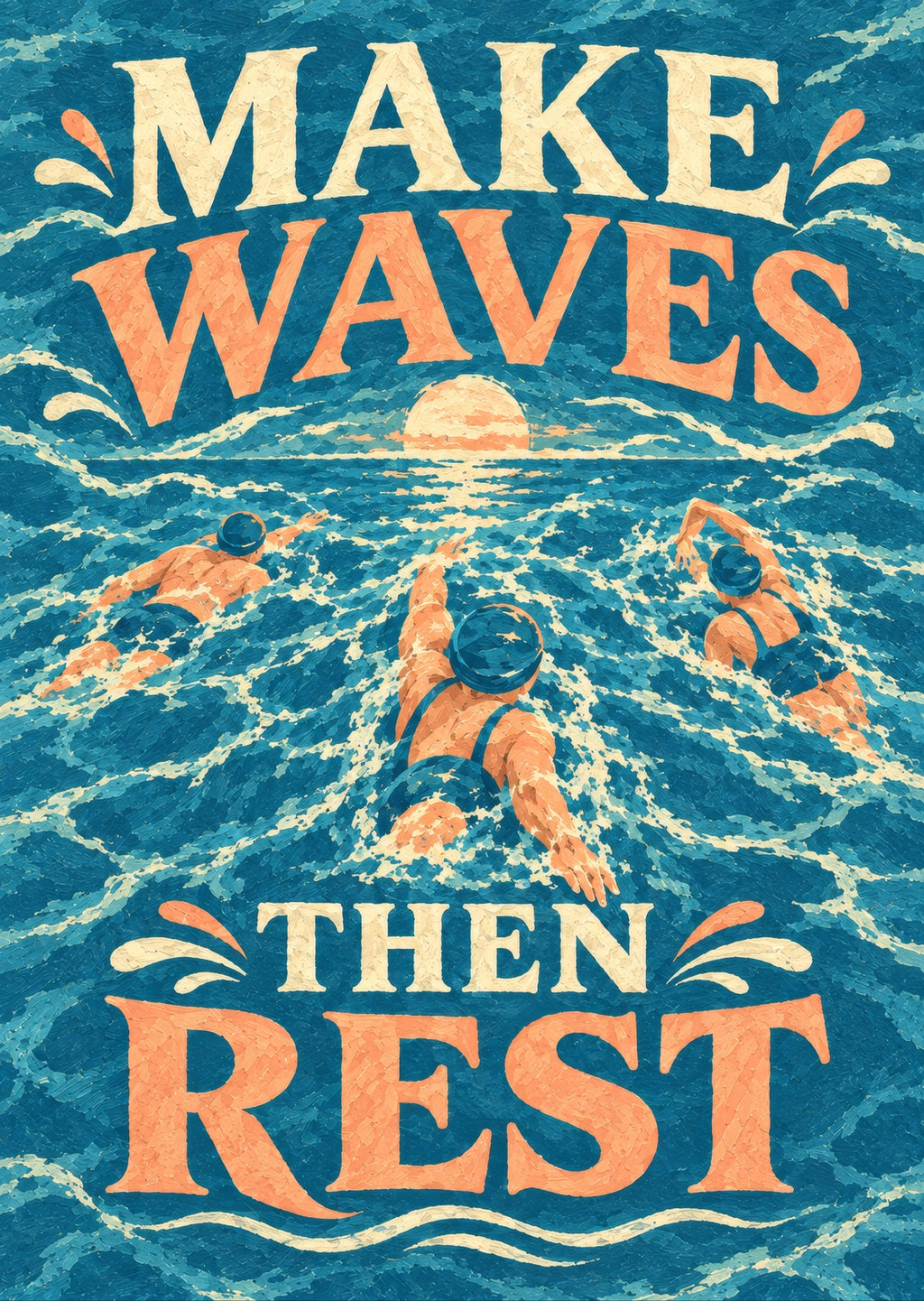 Make Waves Then Rest — artwork detail