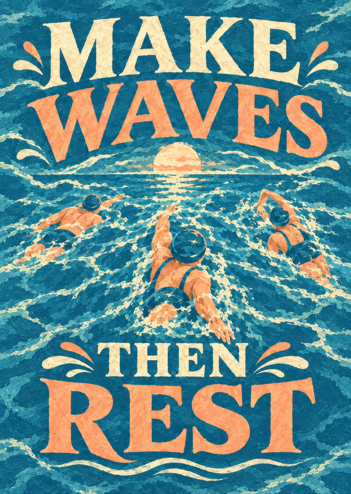 Make Waves Then Rest — artwork detail
