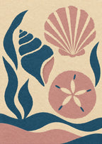 Three simplified shells — artwork detail