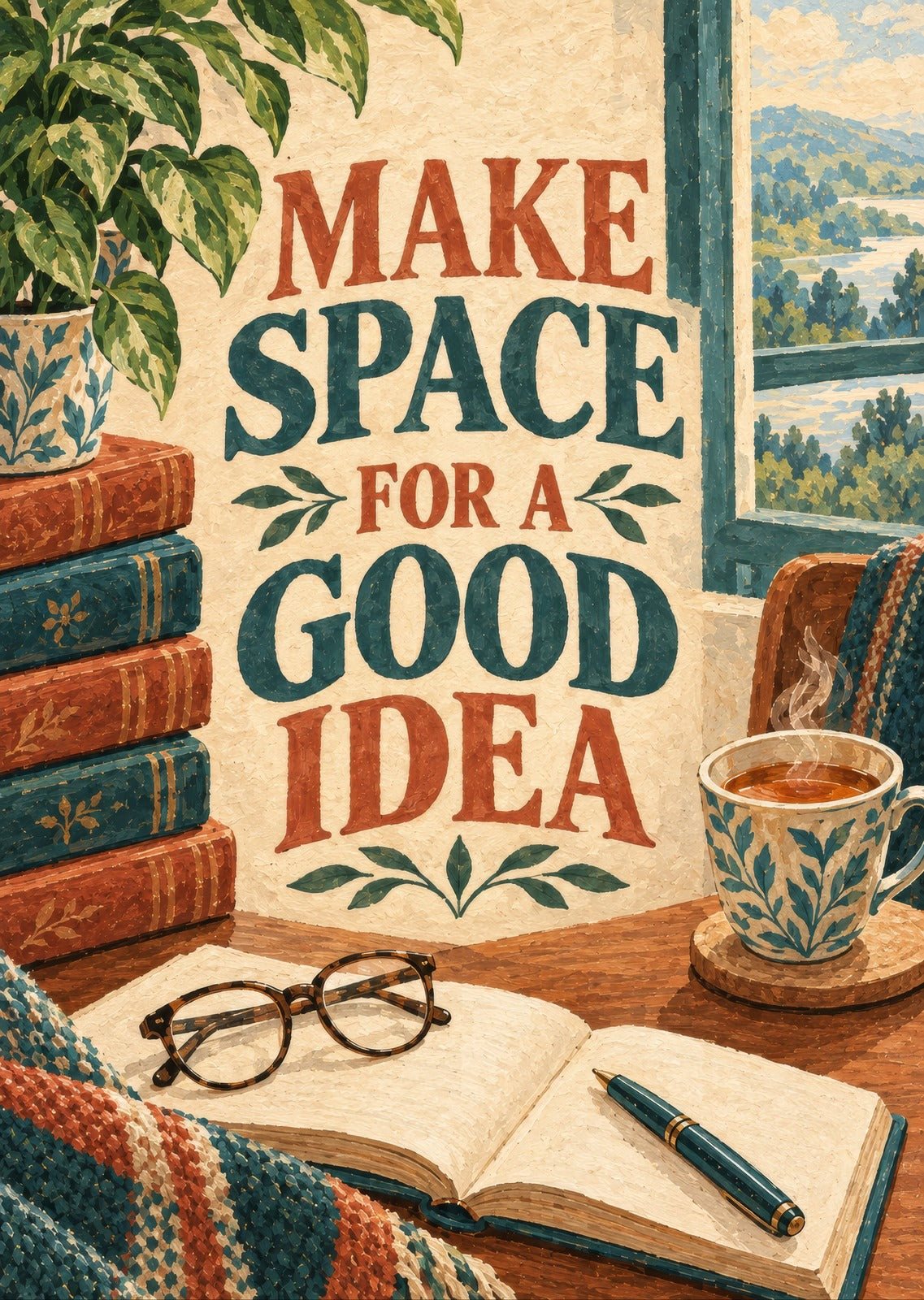 Make Space For A Good Idea — artwork detail