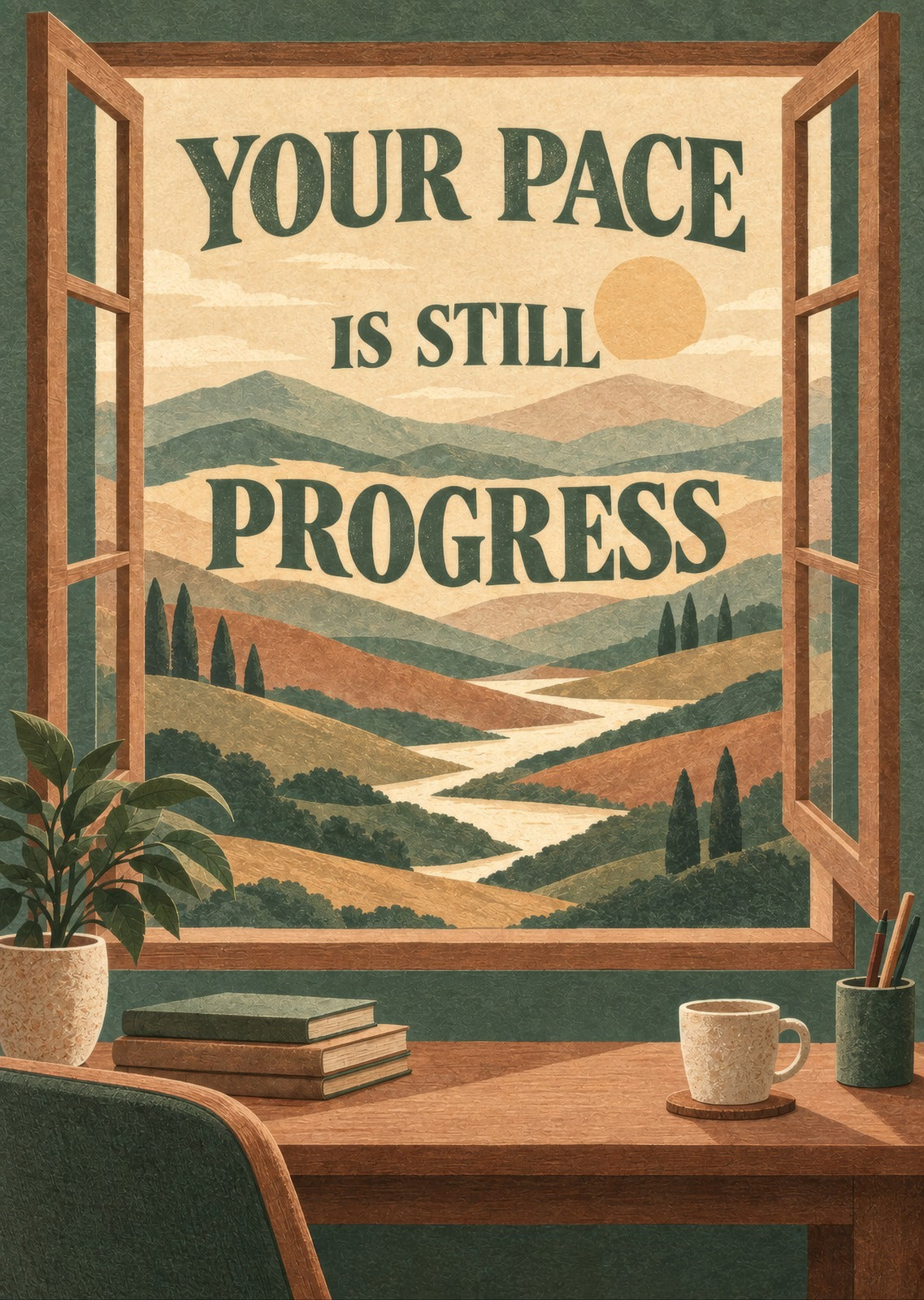 Your Pace Is Still Progress — artwork detail