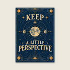 Keep A Little Perspective — Scientific-inspired graphic art home office art print