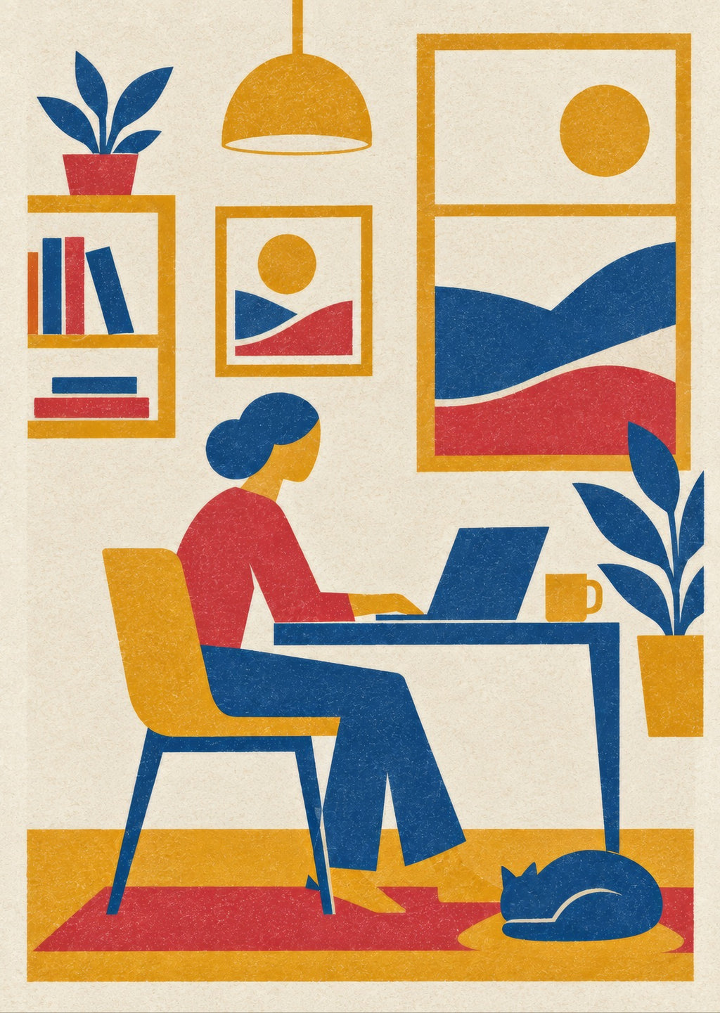Yellow planes — artwork detail