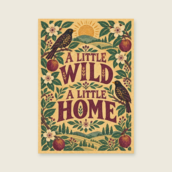 Little Wild A Little Home Art Print