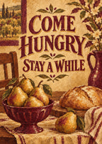 Come Hungry Stay A While — artwork detail