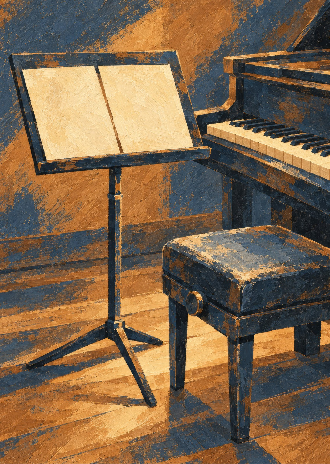Sheet stand — artwork detail