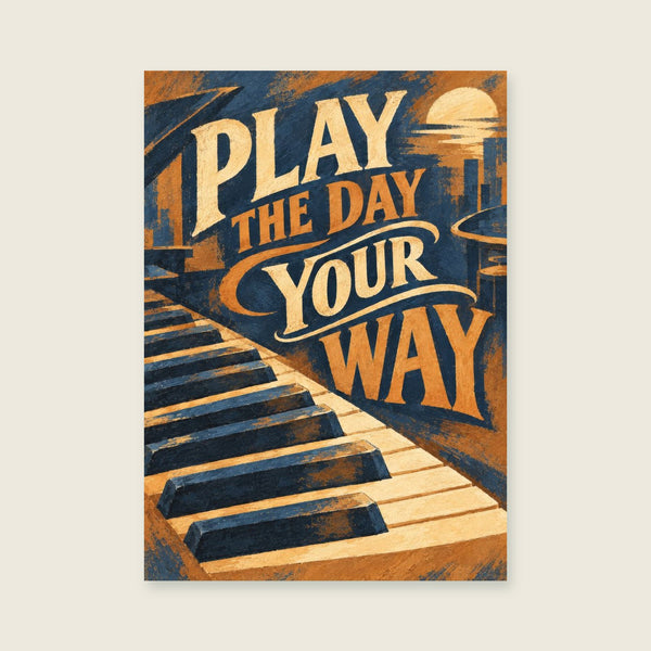 Play The Day Your Way Art Print