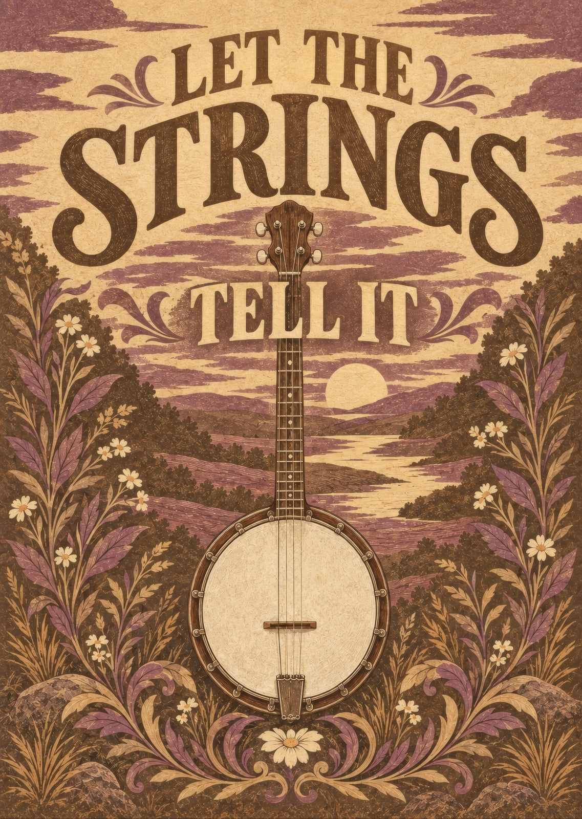 Let The Strings Tell It — artwork detail