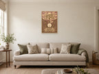 Good Tunes Good Company — A2 artwork shown in a room with a natural wood frame; select a framed finish to include a frame