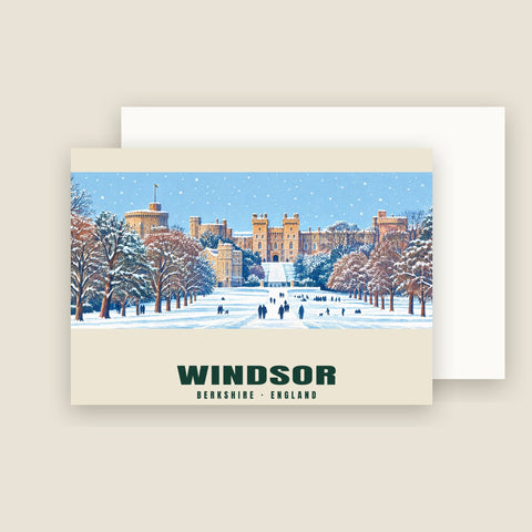 The Long Walk, Windsor Christmas Cards (Pack of 10)