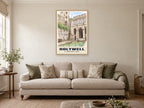 St Winefride’s Well, Holywell Poster at A1, in a natural wood frame, in a sitting room