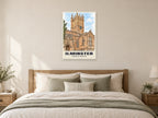 Ilminster Minster Poster at A1, as a poster, above a bed