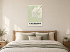 Ilsenburg Street Map Poster at A1, as a poster, above a bed
