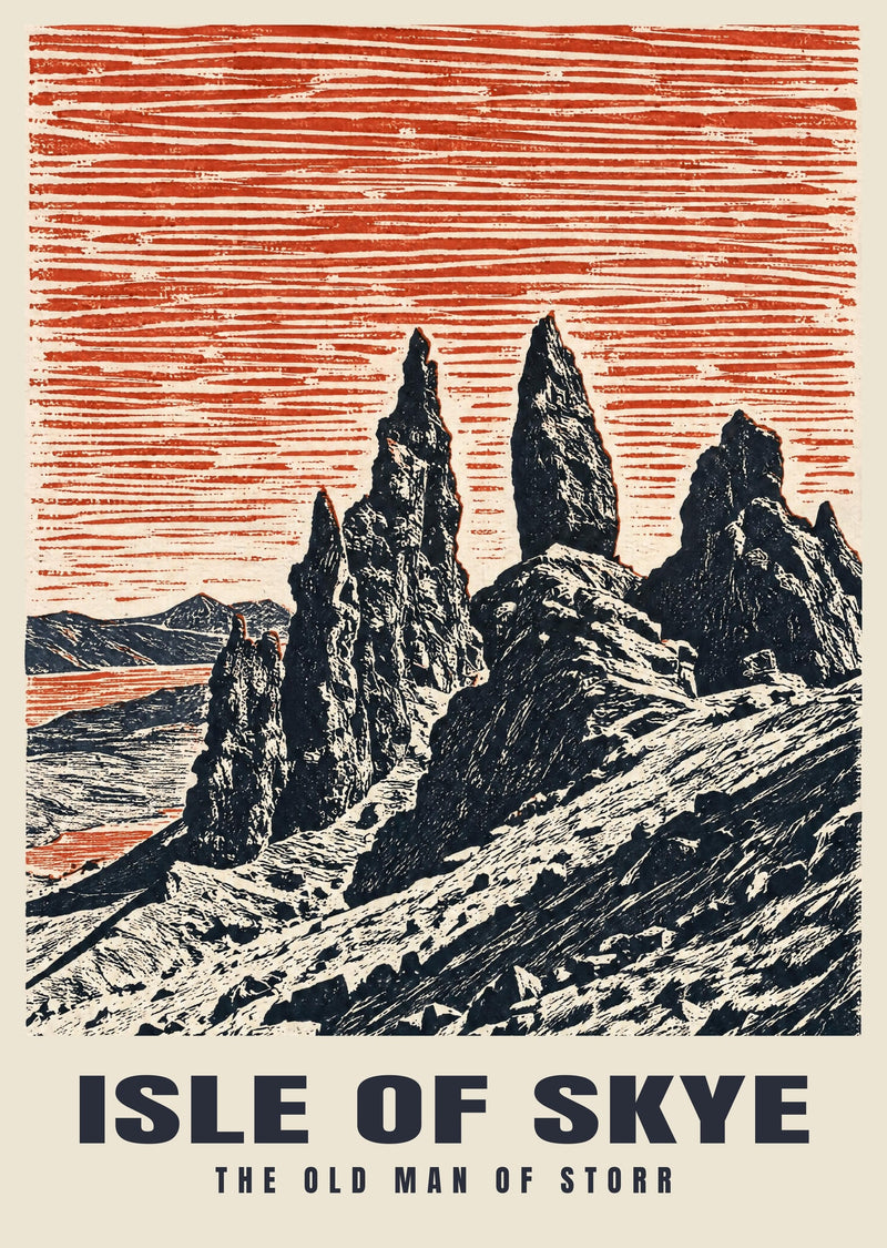 The Old Man of Storr, Isle of Skye Poster