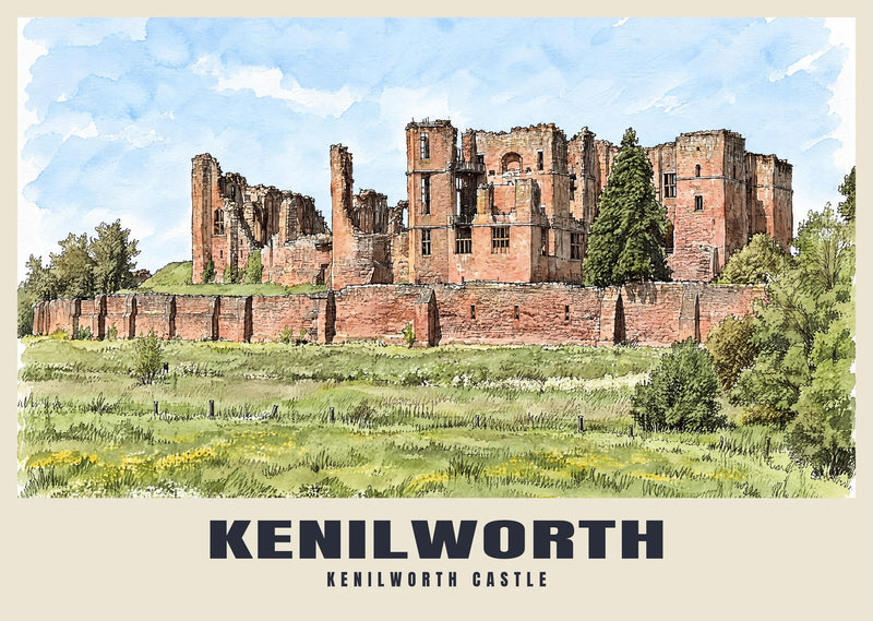 Kenilworth Castle Poster
