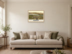 Derwentwater, Keswick, 1890s Heritage Print at A2, in a natural wood frame, in a sitting room