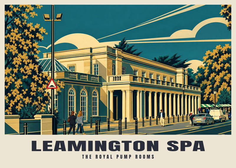 The Royal Pump Rooms, Leamington Spa Poster