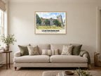 St Mary and St Nicholas Church, Leatherhead Poster at A1, in a natural wood frame, in a sitting room