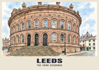 The Corn Exchange, Leeds poster in the Ink & Wash style