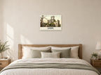 Kirkstall Abbey, Leeds, 1890s Heritage Print at A2, as a poster, above a bed